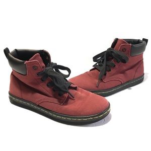 Women’s Dr Martens Maelly Maroon Boots 7
